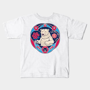 Valentine Polar Bear Kids T-Shirt